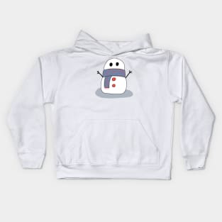 Cute snowman Kids Hoodie